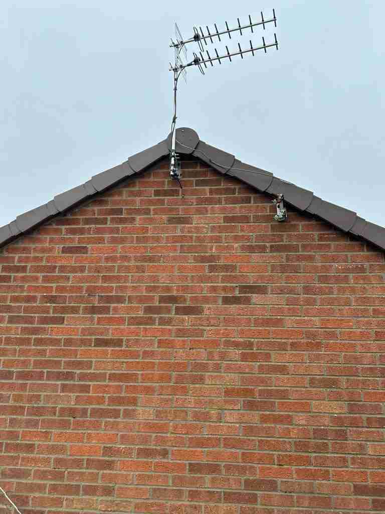 Damaged roof
