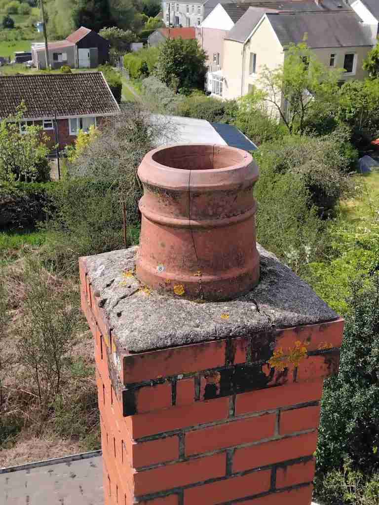 Damaged Chimney